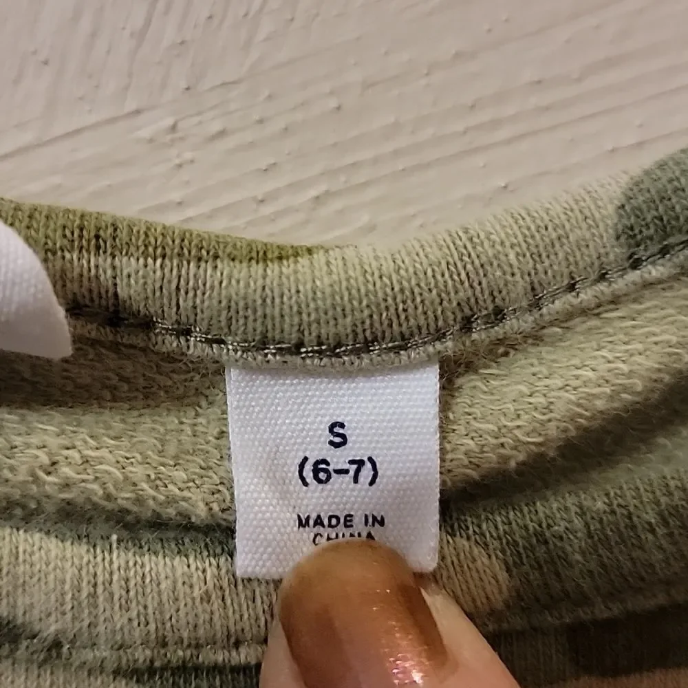 GAP CAMO CASUAL DRESS, SIZE 6/7